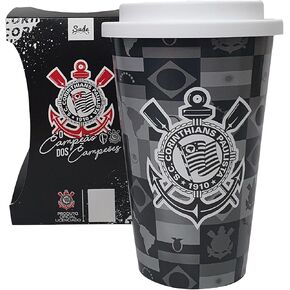 Sude Copo para Café Do Corinthians 550mL Plástico Produto Oficial - Corinthians Plastic Coffee Cup