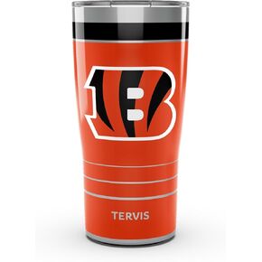 كوب معزول من Tervis NFL Cincinnati Bengals-MVP، سعة 30 أونصة، من الفولاذ المقاوم للصدأ