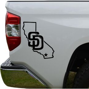 Rosie Decals San Diego Southern California Die Cut Vinyl Decal Sticker For Car Truck Motorcycle Window Bumper Wall Decor Size- [8 inch/20 cm] Tall Color- Matte White