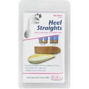 Pedifix Heel Straights, Medium, 1 Pair Per Pack