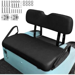 Golf Cart Replacement Front Seat for EZGO TXT 1994-2013 Golf Cart Seats, Including Seat Cushion and Backrest Pad,Black