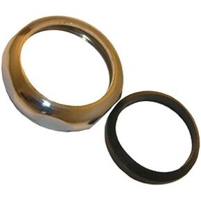 LASCO 03-1873 1-1/2-Inch Chrome Plated Brass Slip Joint Nut with Washer