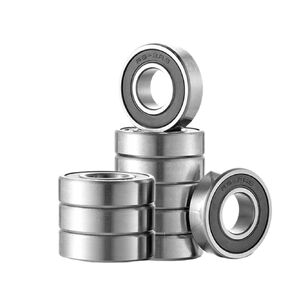 R8 2RS Ball Bearings, 1/2 x1-1/8 x5/16 inch R8-2RS Double Rubber Sealed Miniature Deep Groove Ball Bearings, ABEC3 Precision for Motors, Skateboards Home Appliances (20 Pack)