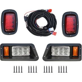 Golf Cart LED Street Legal Light Compatible Yamaha Lights Kit G14, G16, G19, G22 Golf Cart Headlight Tail Light Kit 12V