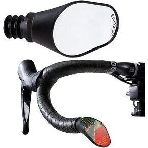 Sprintech Racing XL Bike Handlebar Extension, Seamless, Wide Field of Vision, Adjustable Mirror for Racing Bike Left and Right