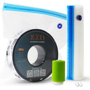 Clear Brown TPU Filament 1.75mm Flexible TPU Roll, 95A Soft 3D Printer Filament, High Resilience, Soft Adhesive Material, Elastic,1kg Spool (2.2 lbs), Dimensional Accuracy +/- 0.03 mm