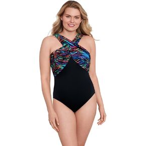 ملابس سباحة نسائية طويلة من Longitude ذات أكمام طويلة بدون أكمام وكوب ناعم من قطعة واحدة in Kuwait