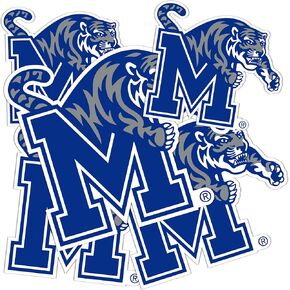 Desert Cactus University of Memphis Stickers Tigers UM Vinyl Decals Laptop Water Bottle Car Scrapbook T3 (Type 3-1)