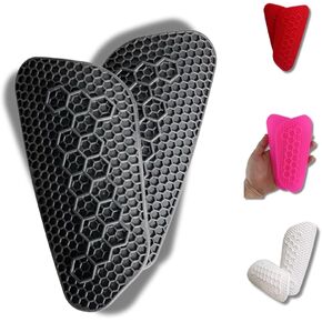 SHIN Guard Soccer for Kids and Adults, Silicone Material, Lightweight and Durable for Girls, Boys, Women and Men, one Size fits All.