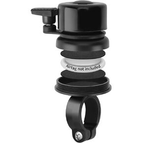 CQT Bike Bell for Apple AirTag,Hidden AirTag Holder Bell Loudly Sound for Road Mountain Bicycle Handlebar,Bicycle Accessories for Adults Kids GPS Tracker Mount Anti-Theft