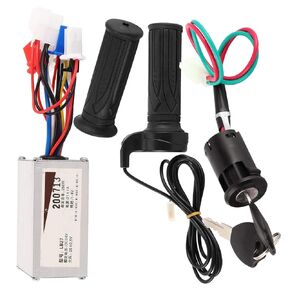 VGEBY Electric Scooter Controller, 1 Set Stable Speed Brushless Motor Controller with Throttle Grip for Electric Vehicles Accessories