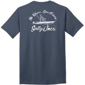 Salty Joe's Men's Custom Graphic Logo Heavyweight Cotton T-Shirts