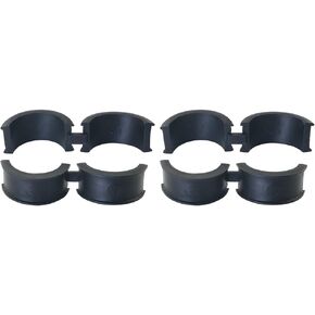 4PCS Bicycle Handlebar Rubber Gasket Handlebar Stem Shim Spacer Adapters Bike Stem for Road Mountain Bikes Fits 22.2/25.4 mm to 31.8 mm Bike Stem