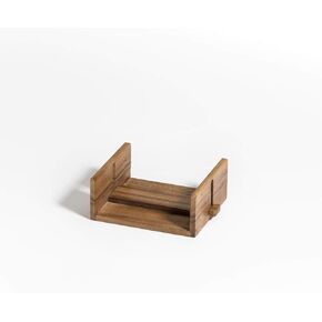 Acacia Wood 5 Inch Cocktail Napkin Holder