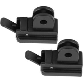 Alomejor 2pcs Bike Light Holder Bike Flashlight Stand Adapter Flashlight Mount Cycling Front Lamp Bracket Holder for