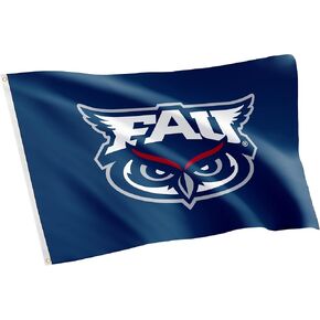 Desert Cactus Florida Atlantic University Flag FAU Owls Flag Banners 100% Polyester Indoor Outdoor 3x5 feet Flags (Style 1)