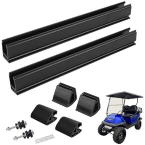 Windshield Retaining Clips Kit with Screw Bolts for Club Car Precedent 2004-Up, Tempo 2017-Up, Onward 2017-Up, Golf Cart Windshield Mounting Sash Clips Replacement Fit 1"x1" Front Struts Rail
