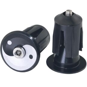 1 Pair Aluminum Mountain Bike Handlebar Plugs Handlebar Cover Expansion Cap for 18 to 23.5mm ID Handlebars