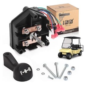 10L0L Golf Cart Forward and Reverse Switch with handle Fits Club Car 96-Up DS 48 Volt, Replaces 101753005