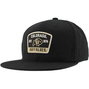 ZHATS Standard NCAA Officially Licensed Hat Flat Snapback Z11 Switchback Black, One Size