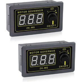 2 قطعة وحدة تحكم في سرعة المحرك DC PWM 5V 12V 24V 150W منظم سرعة قابل للتعديل مع مفتاح دوار متغير بدون خطوات PWM وحدة تشغيل مولد الإشارة مع شاشة LED رقمية