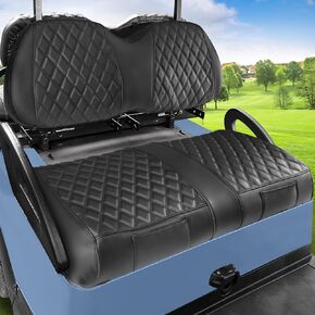 Club Car Precedent Seat Covers Perfect Appearance,Breahtable Leather,Durable Quality,Easy Installation,Economical Way to Upgrade Your Front Golf Cart Seat Covers Club Car
