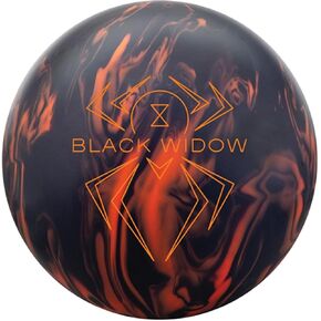 Bowlerstore Products Hammer PRE-DRILLED Black Widow 3.0 Bowling Ball - Black/Orange 12lbs
