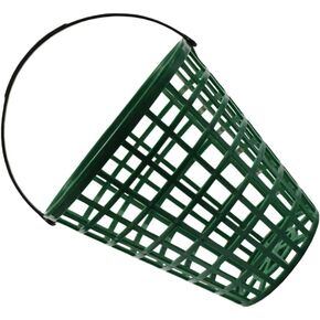 Wakauto Golf Ball Basket,Golfball Ball Bucket with Handle Ball Holder Contains Unbreakable Golf ball Bucket Container Stadium Accessories (Capacity 50pcs)