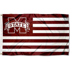 College Flags & Banners Co. Mississippi State Bulldogs Stars and Stripes Nation Flag