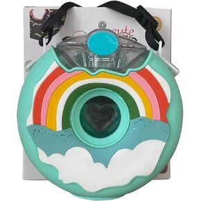 Tnfeeon Cartoon Donut Bottle, 380ml Compact Portable Outdoor Donut Bottle