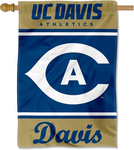 College Flags & Banners Co. UC Davis Aggies Two Sided and Double Sided House Flag in Saudi Arabia