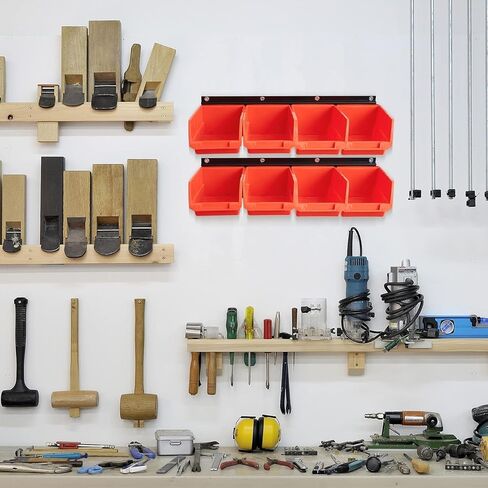 8 Storage Bins, Wall Mount Garage Rack, Parts &Tool Organizers and Storage Screws and Bolts in Saudi Arabia
