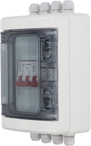 DC500V الطاقة الشمسية الكهروضوئية DC مصغرة قواطع دوائر مربع 2 في 2 خارج عزل التبديل مربع تقاطع PV الطاقة الشمسية قطع التبديل توزيع الطاقة IP65 مقاوم للماء الأشعة فوق البنفسجية واقية قواطع البطارية (32A) in Saudi Arabia