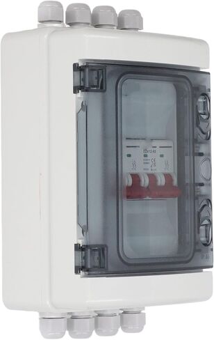 DC500V الطاقة الشمسية الكهروضوئية DC مصغرة قواطع دوائر مربع 2 في 2 خارج عزل التبديل مربع تقاطع PV الطاقة الشمسية قطع التبديل توزيع الطاقة IP65 مقاوم للماء الأشعة فوق البنفسجية واقية قواطع البطارية (32A) in Saudi Arabia