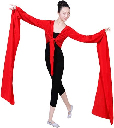 ZooBoo Dance Long Chiffon Sleeves - Peking Opera Stunts Dancing Practice Long Flowing Inner Sleeves in Kuwait