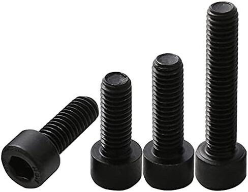 M4-0.7 x 5mm Hex Socket Head Cap Screws, 12.9 Grade Alloy Steel, Allen Socket Drive, Black Oxide Finish, Machine Thread，Full Thread （30 Pcs） in Kuwait