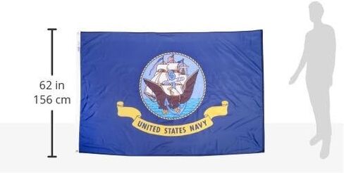 Annin Flagmakers U.S. Navy Military Flag USA-Made to Official Specifications, Officially Licensed, 3 x 5 Feet (Model 439030) in Kuwait
