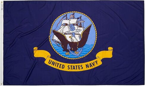 Annin Flagmakers U.S. Navy Military Flag USA-Made to Official Specifications, Officially Licensed, 3 x 5 Feet (Model 439030) in Kuwait