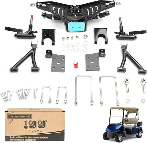 10L0L عربة جولف 6 بوصة طقم رفع الذراع للخدمة الشاقة لـ EZGO RXV 2008-2013 كهربائي أو غاز in Saudi Arabia
