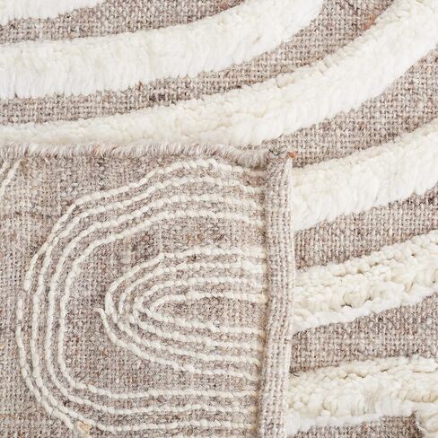 SAFAVIEH Kilim Collection Runner Rug - 2'3" x 7' Runner, Beige & Ivory, Handmade Mid-Century Modern Textured Wool, Ideal for Living Room, Bedroom, Dining Room (KLM652B-27) in Saudi Arabia
