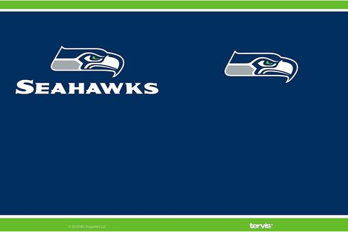 كوب Tervis NFL Seattle Seahawks-Touchdown معزول مع غطاء مطرقة شفاف وأسود، 30 أونصة من الفولاذ المقاوم للصدأ، فضي in Saudi Arabia