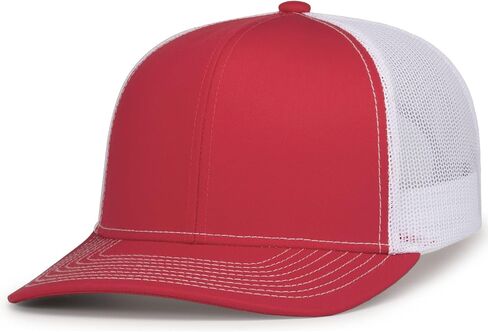 قبعات المحيط الهادئ NCAA Collegiate للرجال ذات الغرز المتباينة لسائقي الشاحنات قبعة Snapback - قبعة خلفية شبكية قابلة للتعديل in Saudi Arabia
