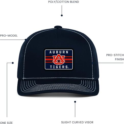 قبعات المحيط الهادئ NCAA Collegiate للرجال ذات الغرز المتباينة لسائقي الشاحنات قبعة Snapback - قبعة خلفية شبكية قابلة للتعديل in Saudi Arabia