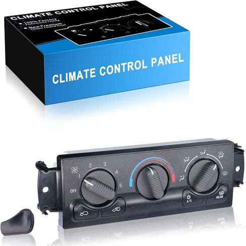 55037473AB Wrangler Front Climate Control Panel Module, Air Conditioner Control Switch Fits for:-Jeep Wrangler TJ 1999 2000 2001 2002 2003 2004, Replacement HS-373 HS373 SM2107 (1 Pack) in Saudi Arabia