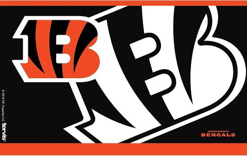 كوب Tervis ذو الجدران الثلاثية NFL Cincinnati Bengals المعزول يحافظ على المشروبات باردة وساخنة، 30oz - ستانلس ستيل، راش in Saudi Arabia