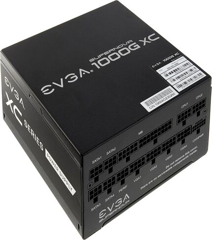 EVGA Supernova 1000G FTW ATX3.0 & PCIE 5, 80 Plus Gold Certified 1000W, 12VHPWR, Fully Modular, ECO Mode with FDB Fan, 100% Japanese Capacitors, Compact 150mm Size, Power Supply 535-5G-1000-K1 in Saudi Arabia