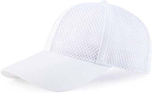 VOBOOM Breathable Full Mesh Baseball Cap for Men, Women, Lightweight Trucker Hats Outdoor Sports Wear in Kuwait