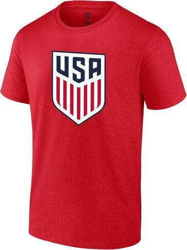 تي شيرت رجالي من Icon Sports USMNT | تي شيرت قطني يحمل اسم ورقم لاعب كرة القدم الأمريكي المرخص رسميًا in Saudi Arabia