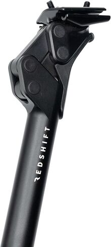 عمود مقعد تعليق ShockStop من REDSHIFT للدراجات، عمود مقعد دراجة ممتص للصدمات للطرق والحصى والهجين والدراجات الإلكترونية، 30.4 مم × 400 مم in Kuwait