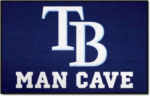 FANMATS MLB - Tampa Bay Rays Man Cave Starter Rug 19"x30" in Saudi Arabia